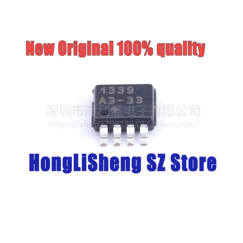 10pcs/lot DS1339U-33+T&R DS1339U-33 DS1339 1339 A3-33 MSOP8 Chipset 100% New&Original In Stock