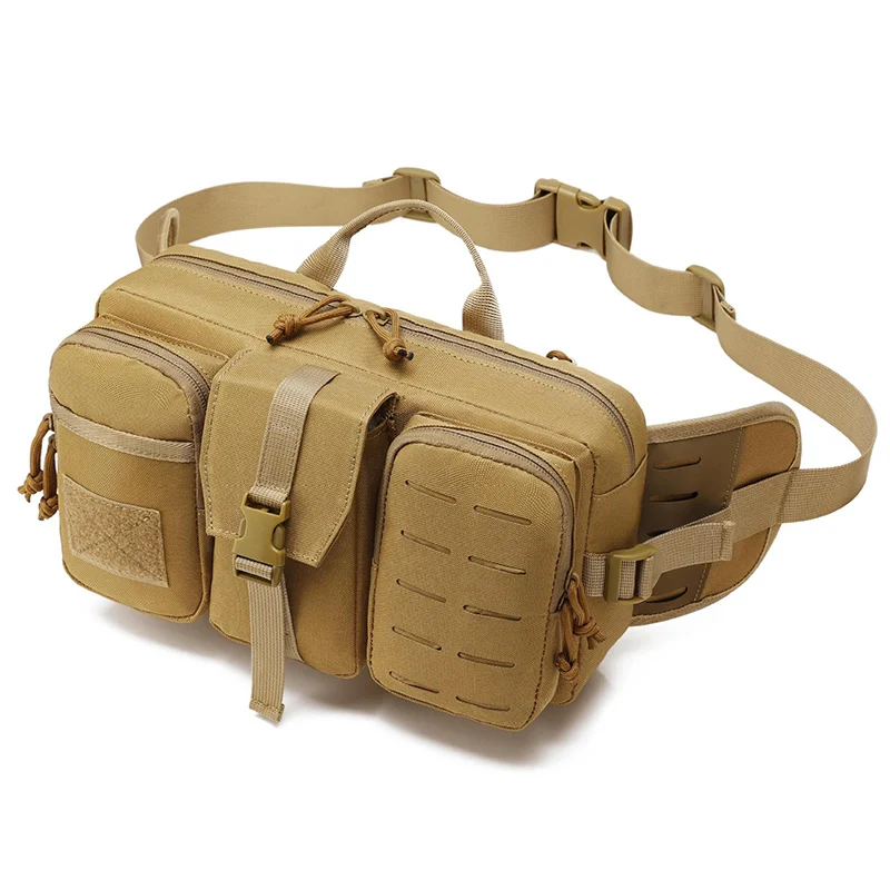 

Fishing Waist Bag Large Storage Tackle Bag Waist Pack Fish Lure Gear Utility Fishing Box Chest Bag Outdoor Hiking Trekking Bag