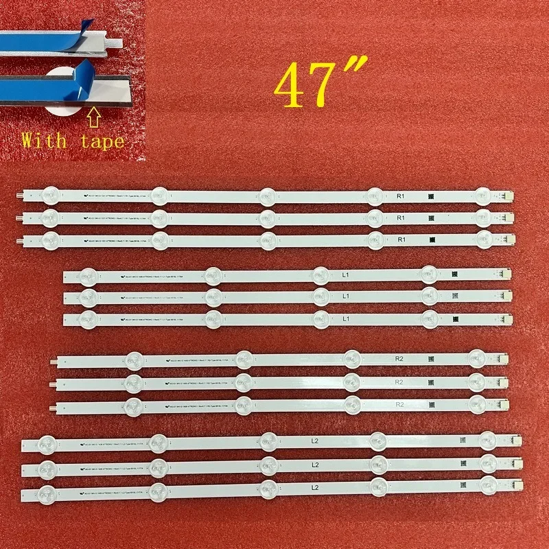 

LED backlight strip for LG 47LN5400-UA 47LA6200-UA 47LN5750-UH 47LN5200-UA 47LN5700 47LA613V-ZF 6916L-1174A 1175A 1176A 1177A