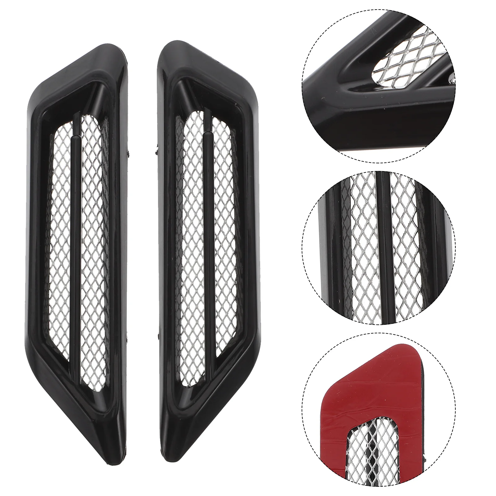 

Sticker Applique Car Simulation Air Outlet Decor Side Vent Ac Grille Abs Flow Decoration for