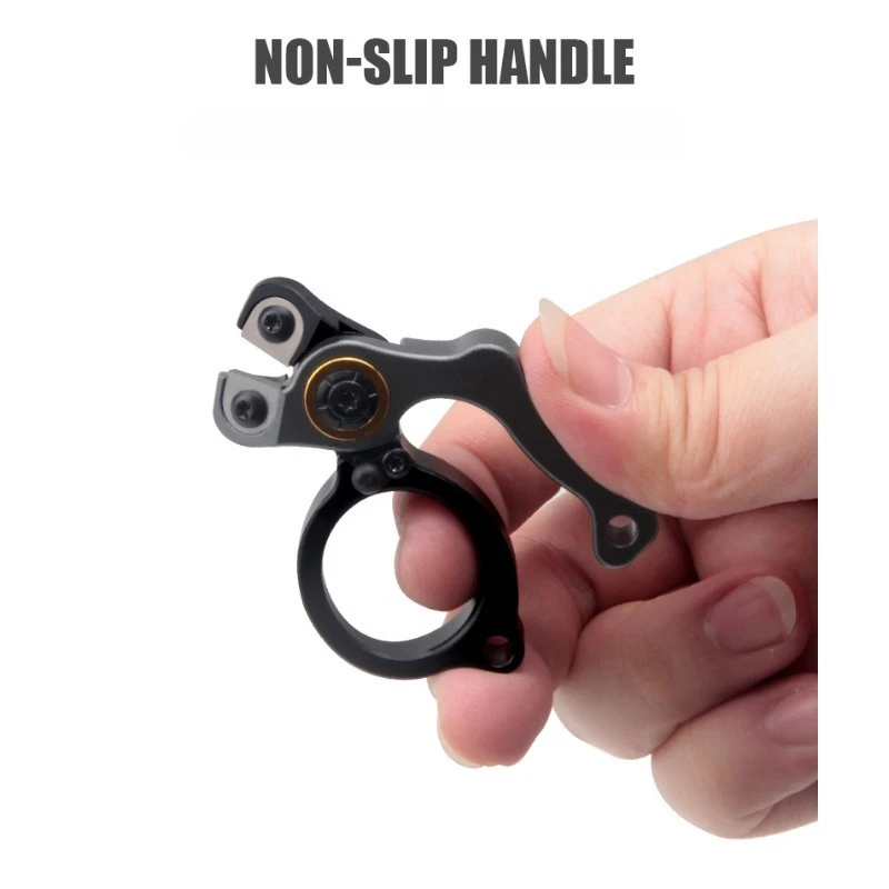 أدوات الصيد في الهواء الطلق سبائك الألومنيوم خط الصيد قطع حاد صغير يسهل حملها أدوات الصيد اختيار متعدد الألوان