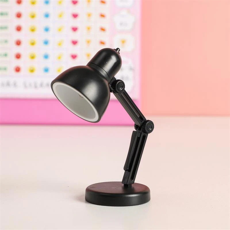 LED mini desk lamp creative portable night light with clip student dormitory bed bed reading ligh image 3