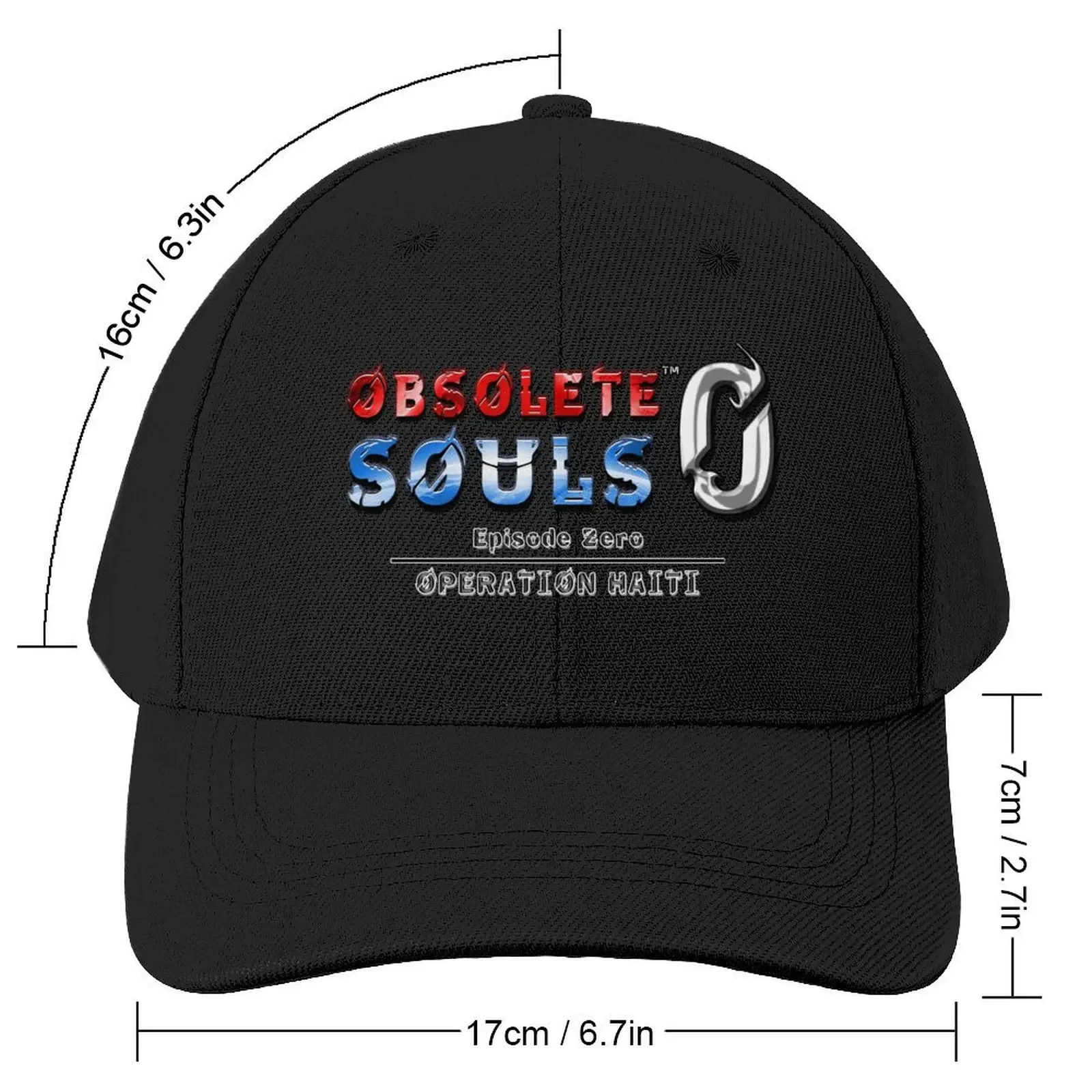 Obsolete Souls? Episode 0: Operation Haiti Logo Baseball Cap birthday fishing hat Women's Beach Visor Men's