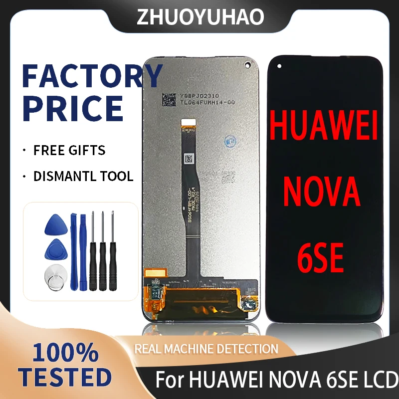 6.4'' LCD Display For HUAWEI nova 6se LCD Replacement Display Touch Screen  For HUAWEI nova 6se LCD Screen Digitizer Assembly