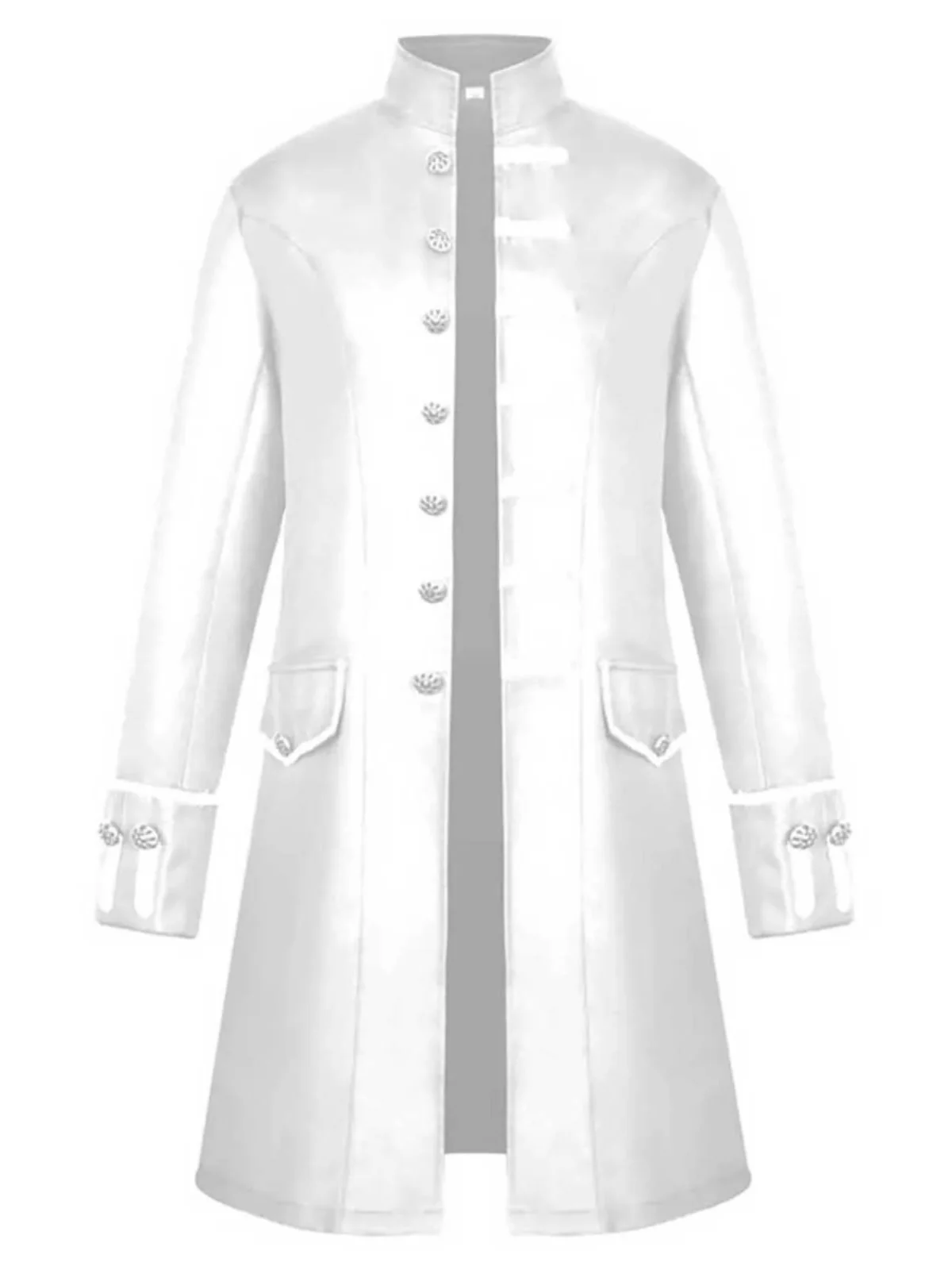 

Slim Fit Holiday Cape Stand Collar Jaet Youth Faion Autumn Windproof Long Sve Zipper Closure Other Material Outerwear