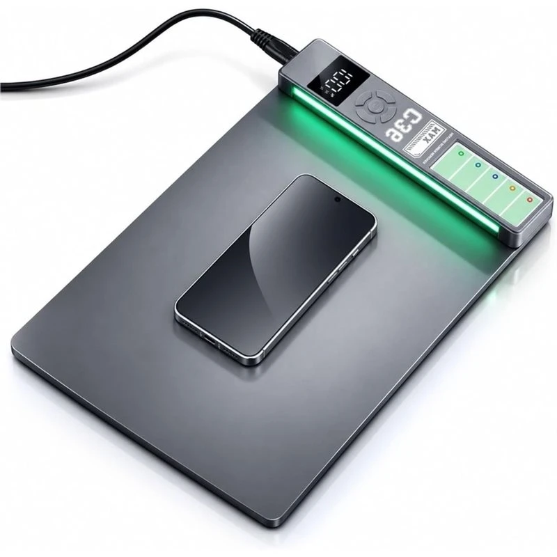 LCD Separator Heating Plate Heating Plate For Mobile Phone Repair Silicone Heating Pad With Display EU Plug
