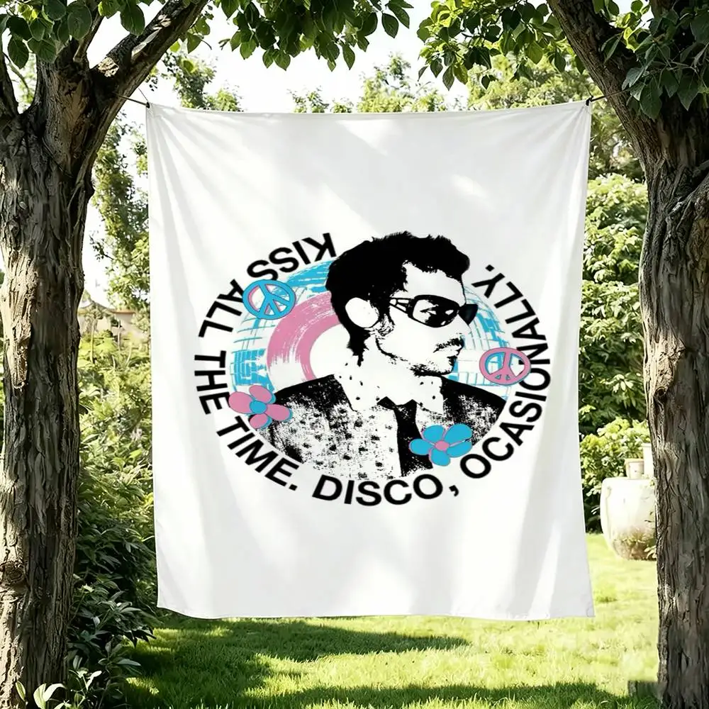 KISSCO H-Harry Style-S Flag Digital Printing Banner for Garage Wall Out Door Decoration