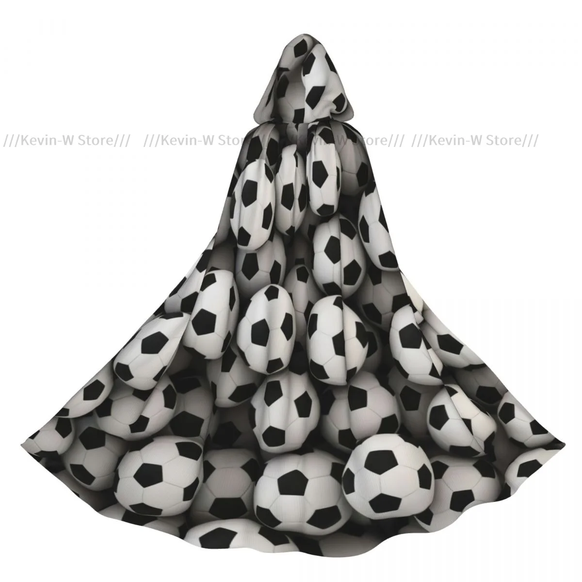 

Adult Cloak Cape Hooded Soccer Balls Sea Medieval Costume Witch Wicca Vampire Elf Purim Carnival Party