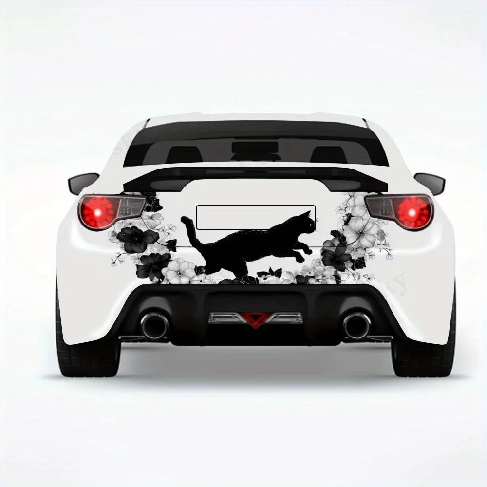 

Moon Wreath- Vinyl Decal for Car Rear, Waterproof Self-Adhesive Vinyl Stickers for Vehicle Tail and Bumper, Decoration Protectio