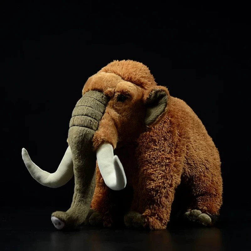 29cm-simulation-mammoth-doll-mammoth-lifelike-soft-stuffed-plush-toy-mammuthus-primigenius-animals-model-kids-christmas-gifts