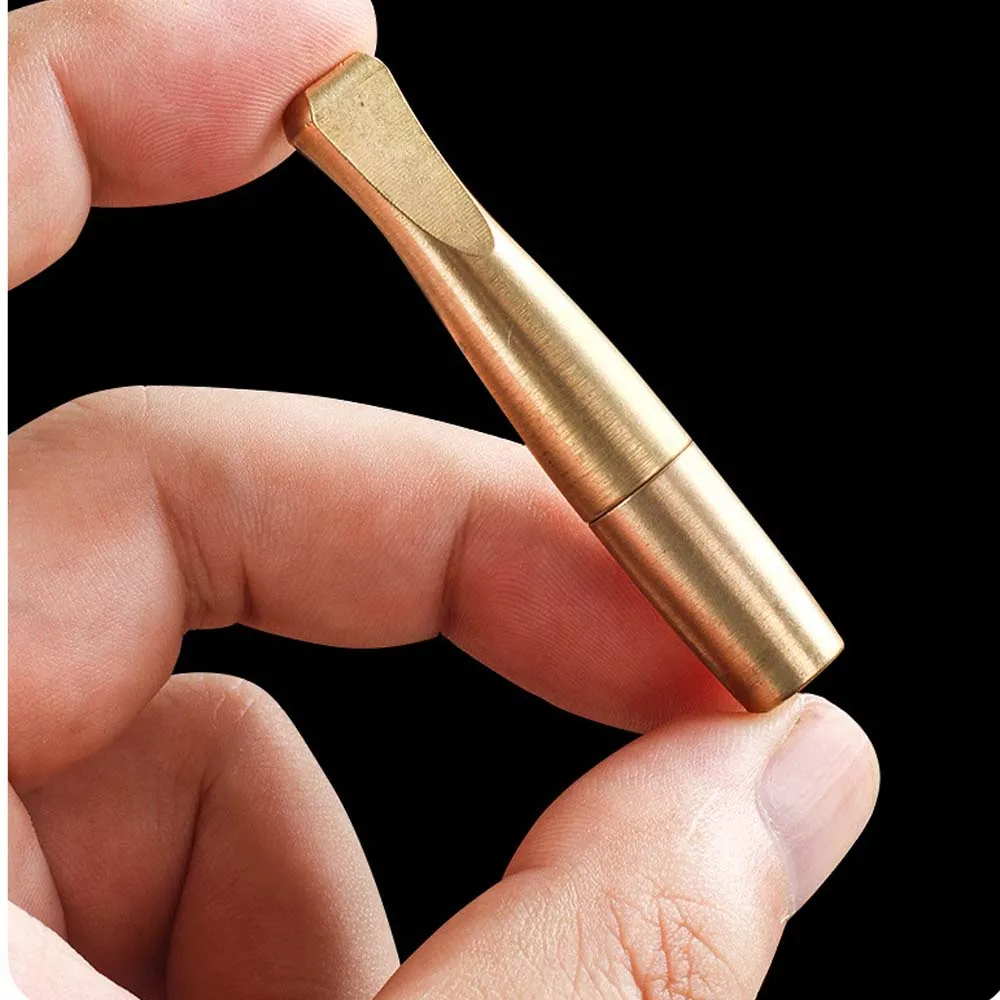 فلتر حامل سجائر نحاسي ، ناعم متوسط خشن كلاسيكي ، ثلاثة أغراض ، تنظيف قابل للفصل ، أنابيب قابلة لإعادة الاستخدام #3