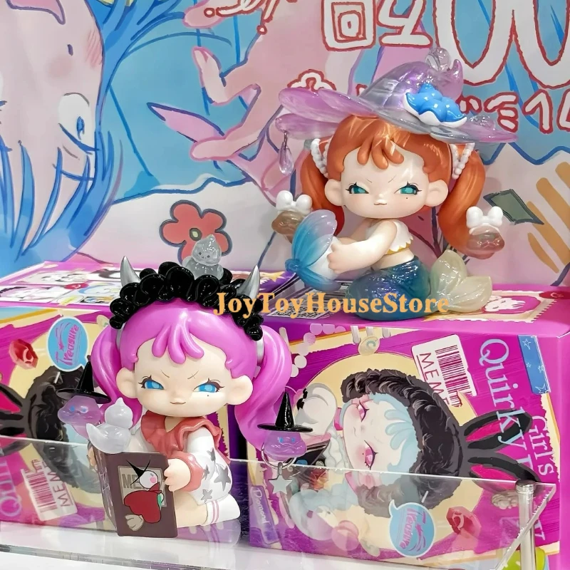 

Аутентичный причудливый дневник для девочек Memesoo, серия Mystery Box, модная модель для девочек, коллекция кукол, украшение для рабочего стола, детский подарок на день рождения