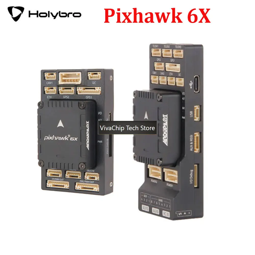 VivaCTHolyBro Pixhawk 6X (ICM-45686) Flight Controller Standard Set / Mini Set With M9N / M10 GPS Module For RC Multirotor Airpl
