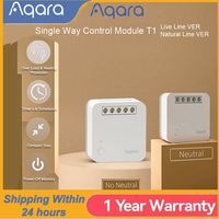 Aqara Single Way Control Module T1 Zigbee 3.0 Wireless Relay Controller 1 Channel With/No Neutral Remote Work with Apple Homekit