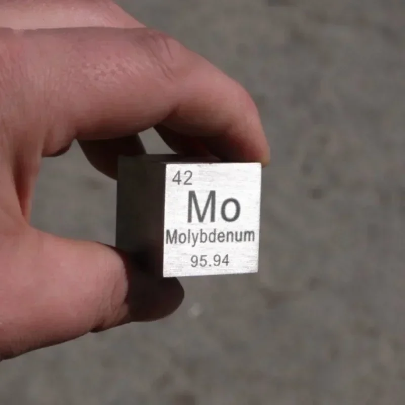 

Metal Molybdenum Periodic Table Cube 1 Inch Weight about 170g 99.95% Pure Mo Exhibition Gifts