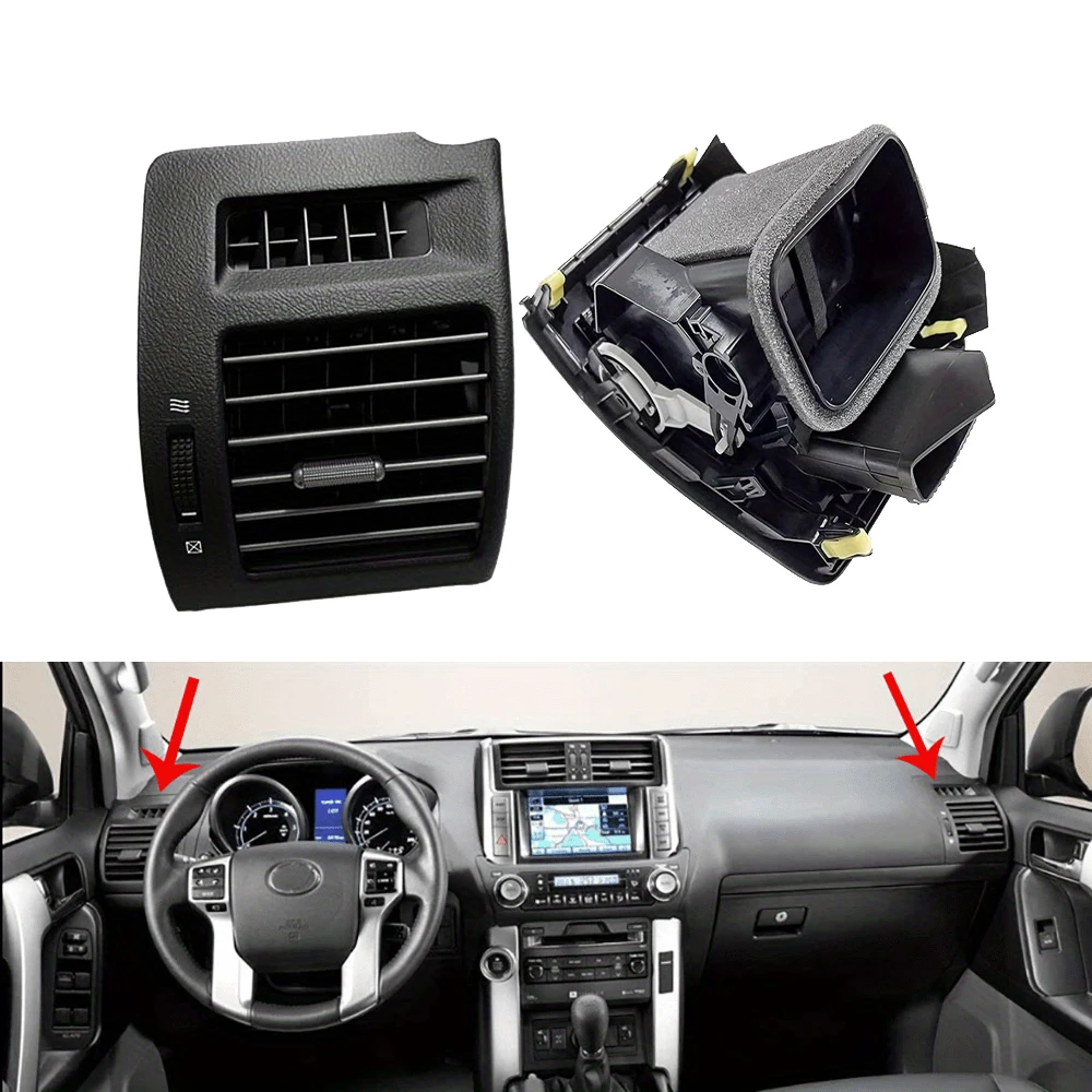 Side Air Conditioning Outlet Vent For Toyota Land Cruiser Prado 150 LC150 2010-2018 AC Vent Griille Left and Right Side 2-Pack