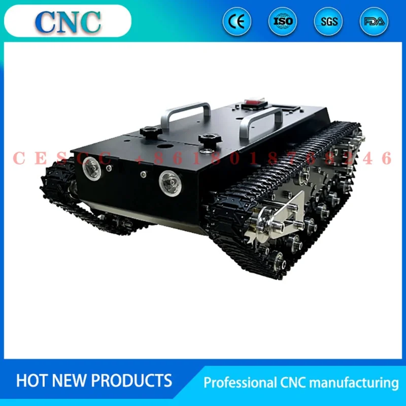 WT200S Full Metal Tracked Off-Road Chassis Remote Control Independent Suspension Shock Absorption Open Source Development Platfo