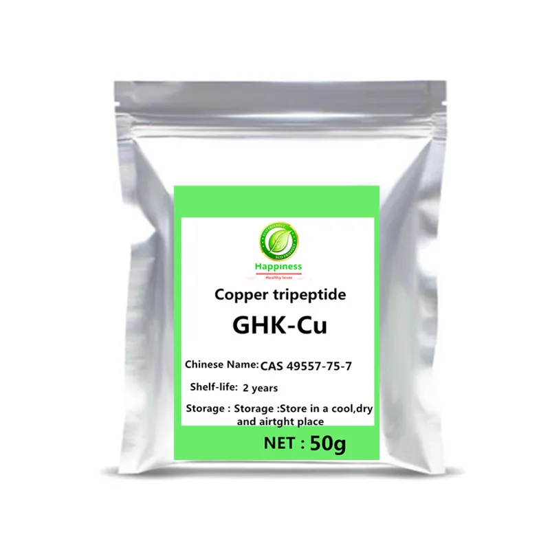 Hot sale Copper tripeptide GHK-Cu Powder CAS 49557-75-7 Free shipping