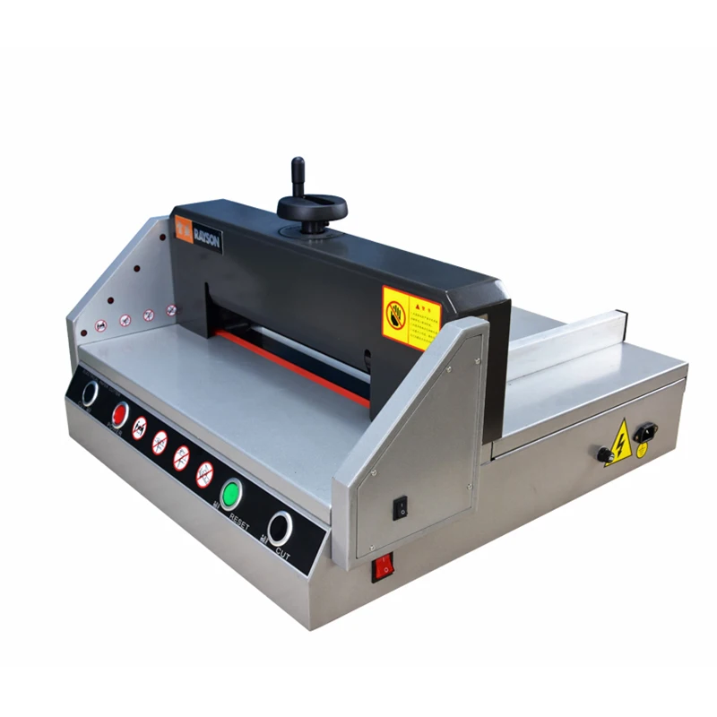 

Electric paper cutter desktop electric bid document 40mm thickness automatic heavy-duty G-330 book paper cutting machine