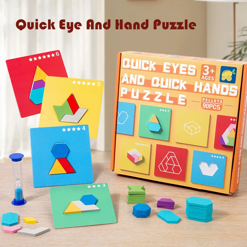 1 szt. Gra planszowa dla dzieci: bitwa rodzic-dziecko, wczesna edukacja, szybki wzrok i szybka reakcja, puzzle, klocki konstrukcyjne, zabawki.