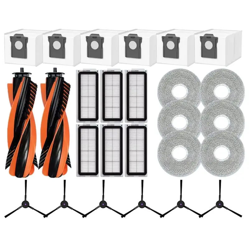 

Боковая щетка LITE-Main, HEPA-фильтр, салфетка для уборки, мешок для пыли для Cecotec Conga X70, запасные части и аксессуары