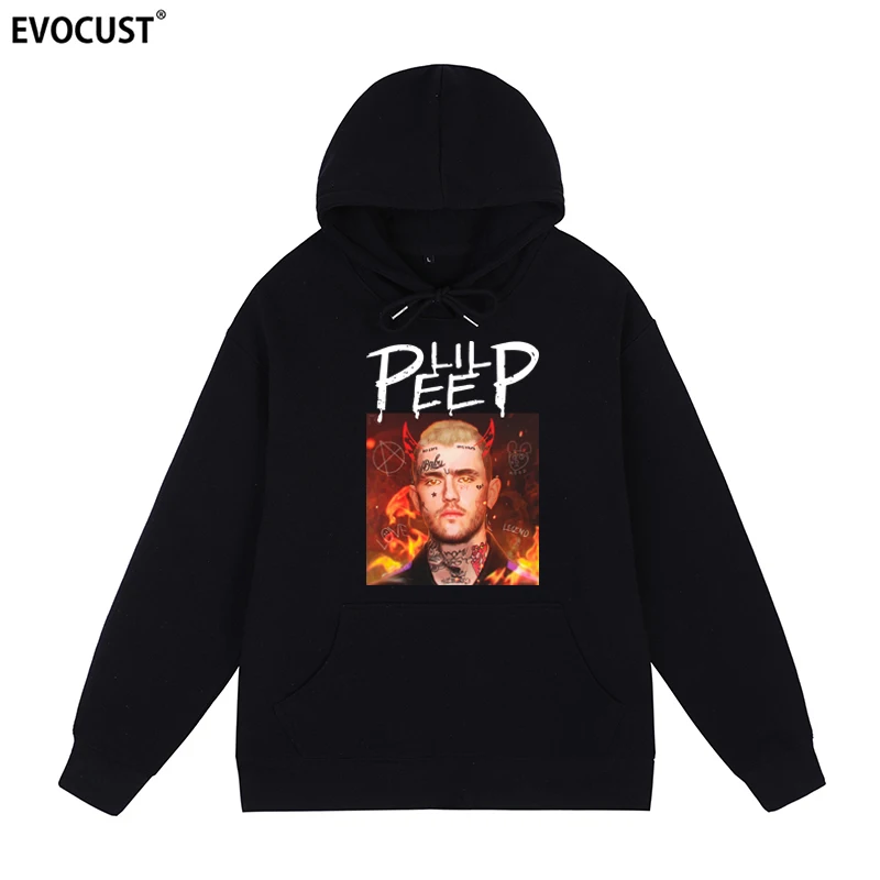 Lil Peep Liefde Zal Scheuren Ons Harajuku Vintage Trui Lente Herfst Black Hoodies Sweatshirts Mannen Vrouwen Unisex Katoen