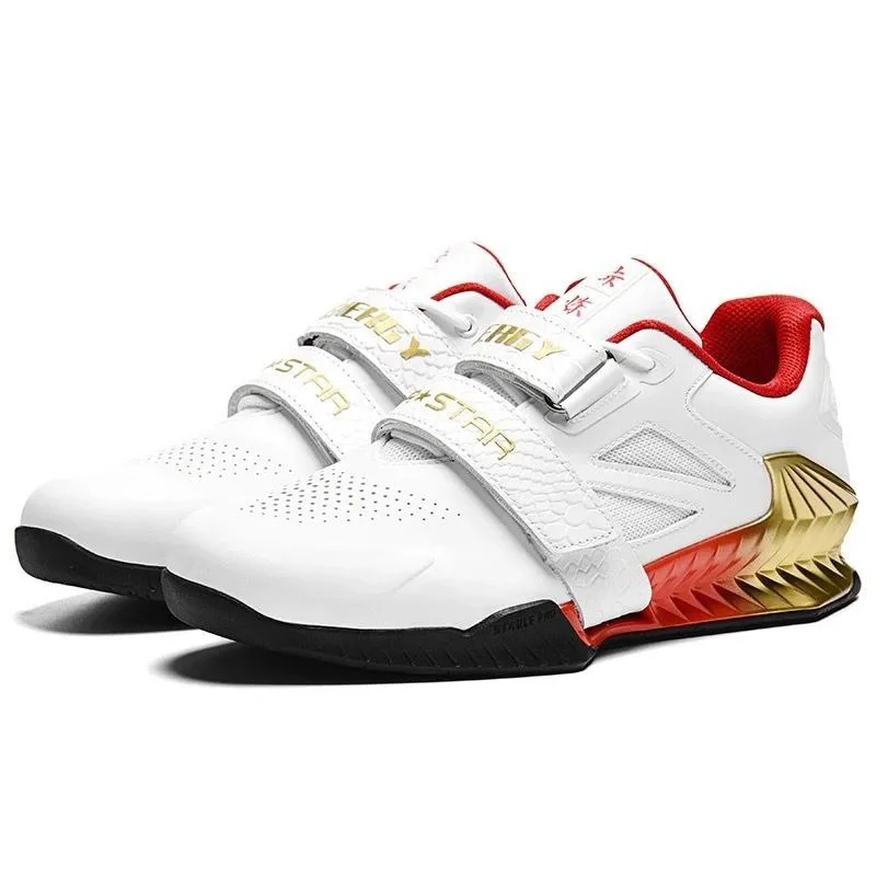 

Новые качественные кроссовки для тяжелой атлетики для пар, унисекс, с толстой подошвой, для приседаний и становой тяги, износостойкие, мужские, для тренировок в спортзале