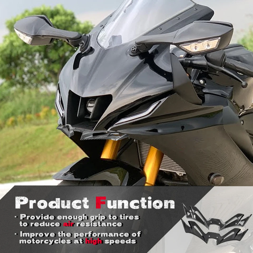 ヤマハ YZF-R3/R25 フロントフェアリング カーボン調
