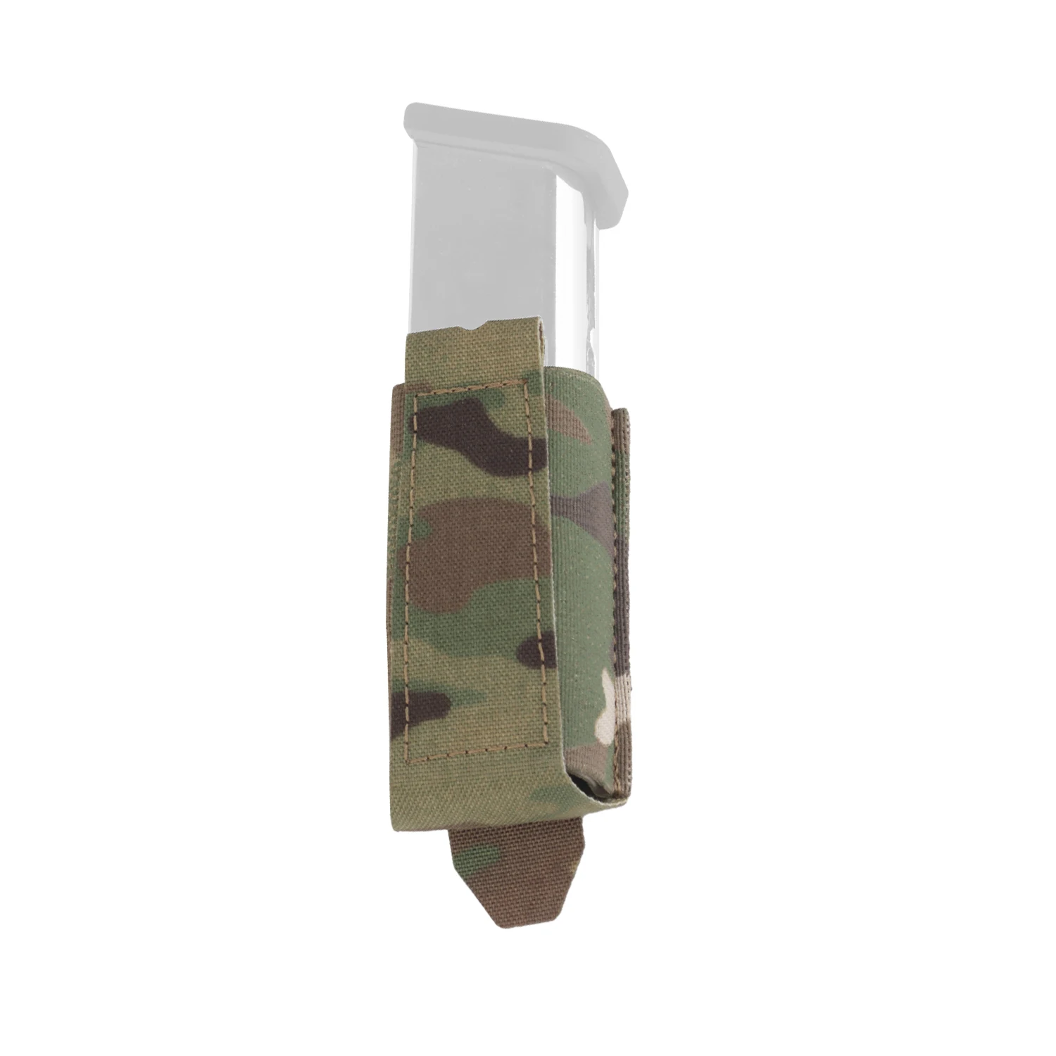 ARC  Mag Pouch Ultra-Lightweight MOLLE Elastic 9mm .40S&W Mag Holder Universal Holds Magazines Multitools Flashlights