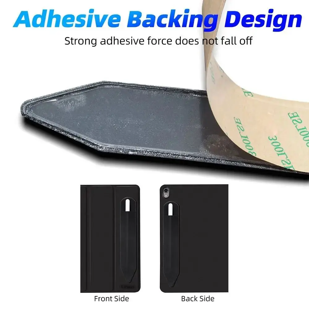 

Universal Adhesive Pencil Case Solid Color Dust Proof Stylus Pen Pouch Tablet Pen Protective Cover