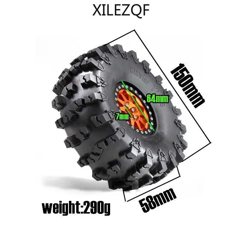 4pcs 150mm 2.2