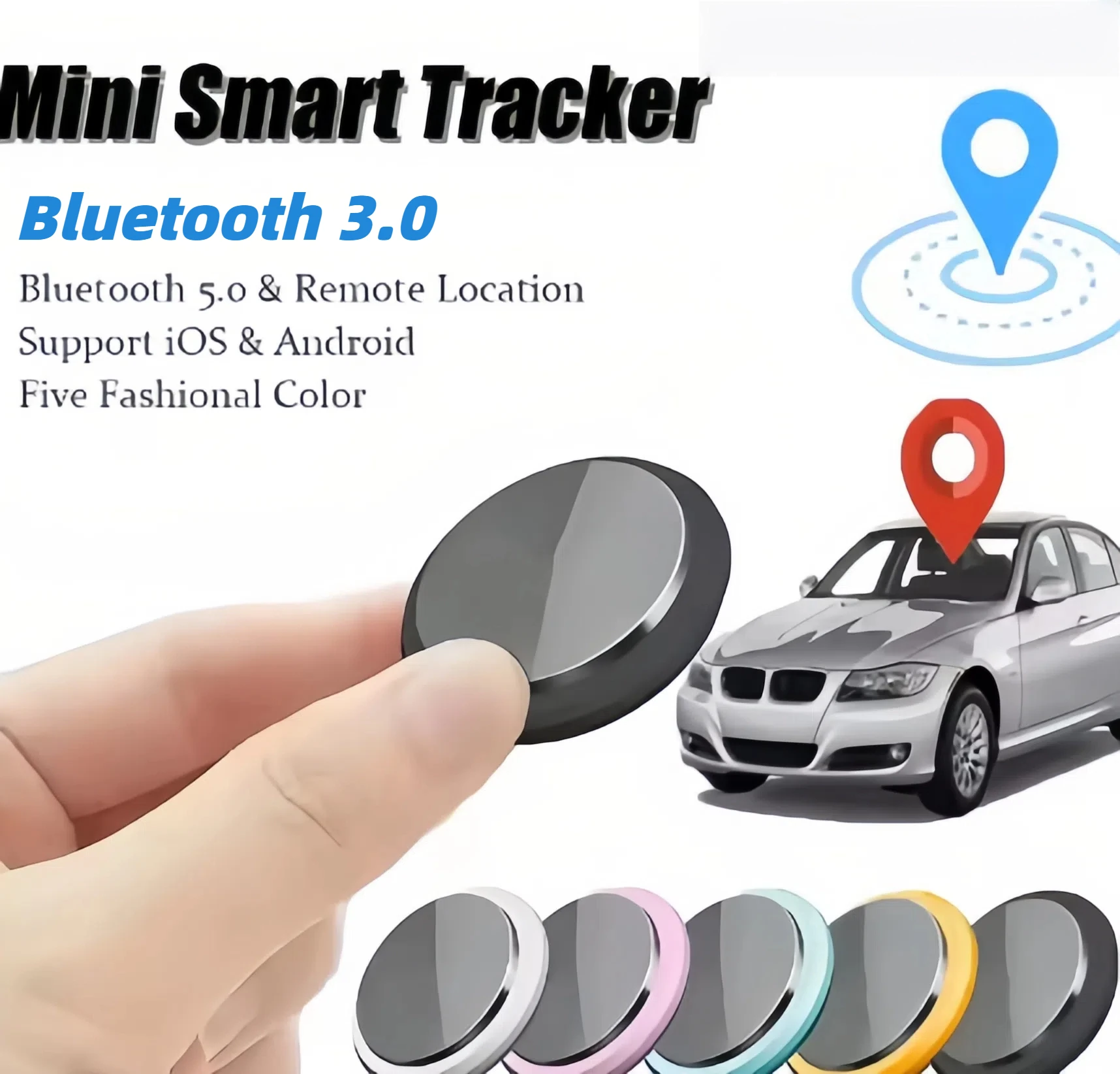 OPPO Мини GPS трекер Устройство Smart Anti-Lost Напоминание Домашние животные Bluetooth Портативный Finder Локатор отслеживания воздушных меток для IOS Android