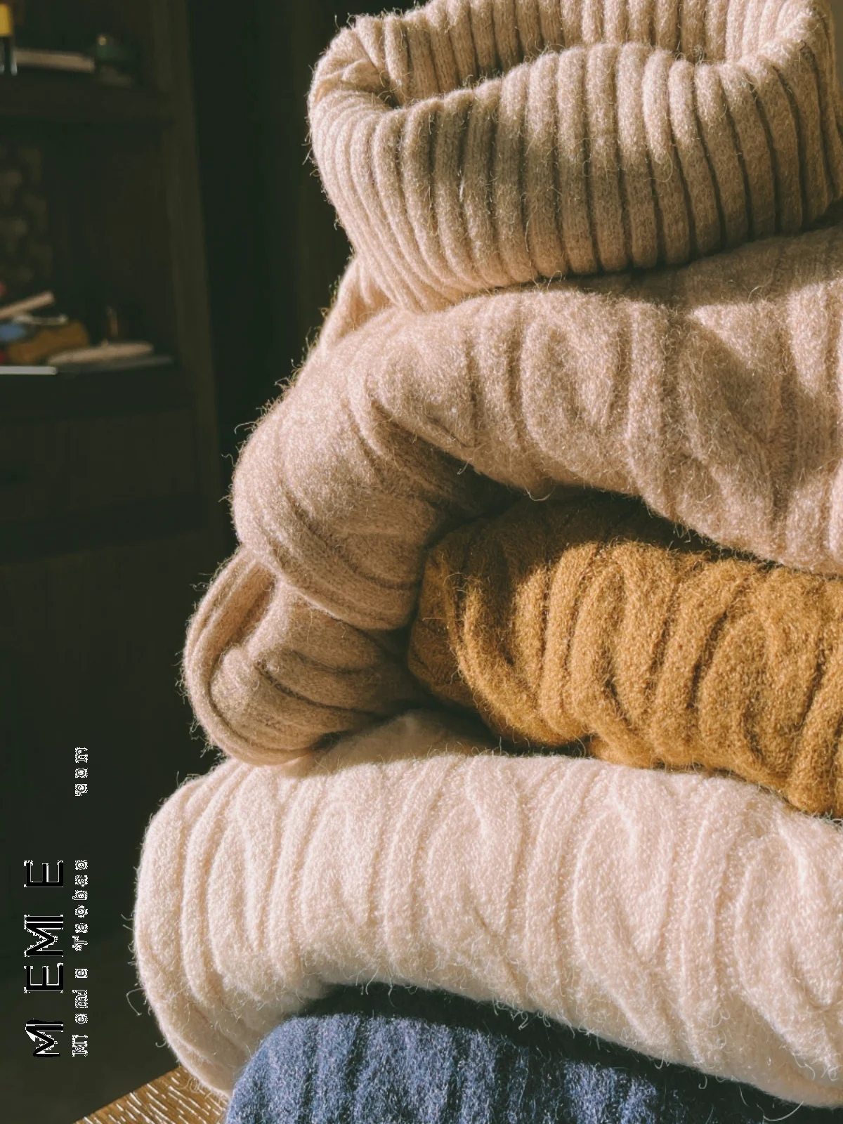 Thiened Long Handmade Woolen Sweater High Collar  Color Women's Overhead Knitwear Commute Sle Regular Sve Length