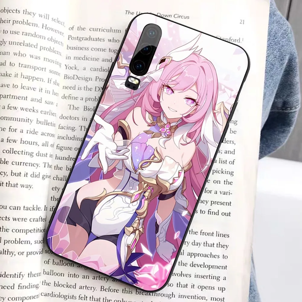 Honkai Elysia Game Phone Case For Huawei Honor 10 lite 9 20 7A 9X 30 50 60 70 pro plus Soft Silicone Cover