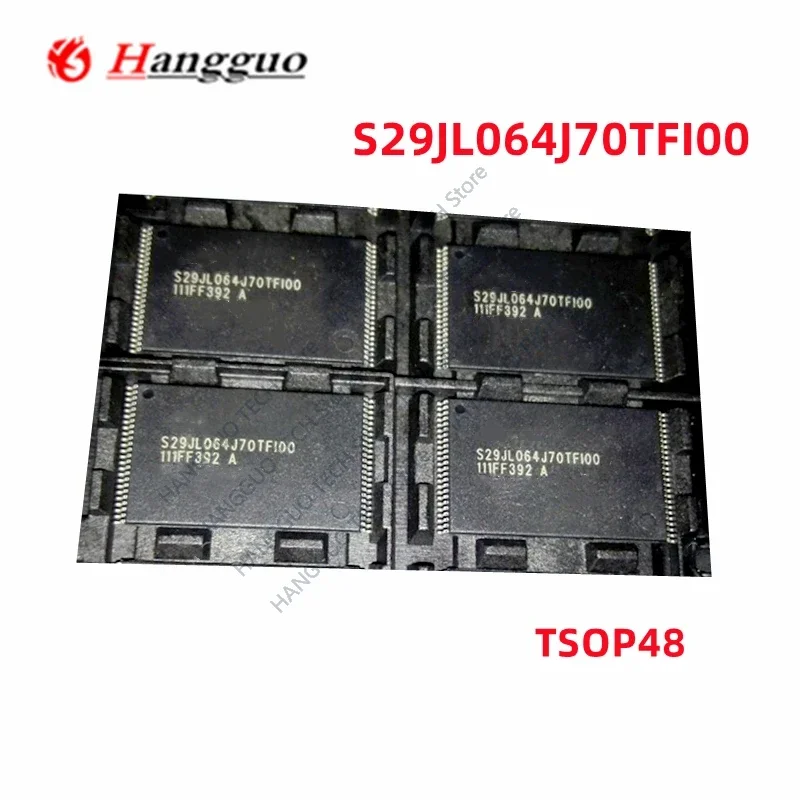 5PCS/LOT Original S29JL064J70TFI00 S29JL064J70TF100 TSOP48 Car Memory Chips