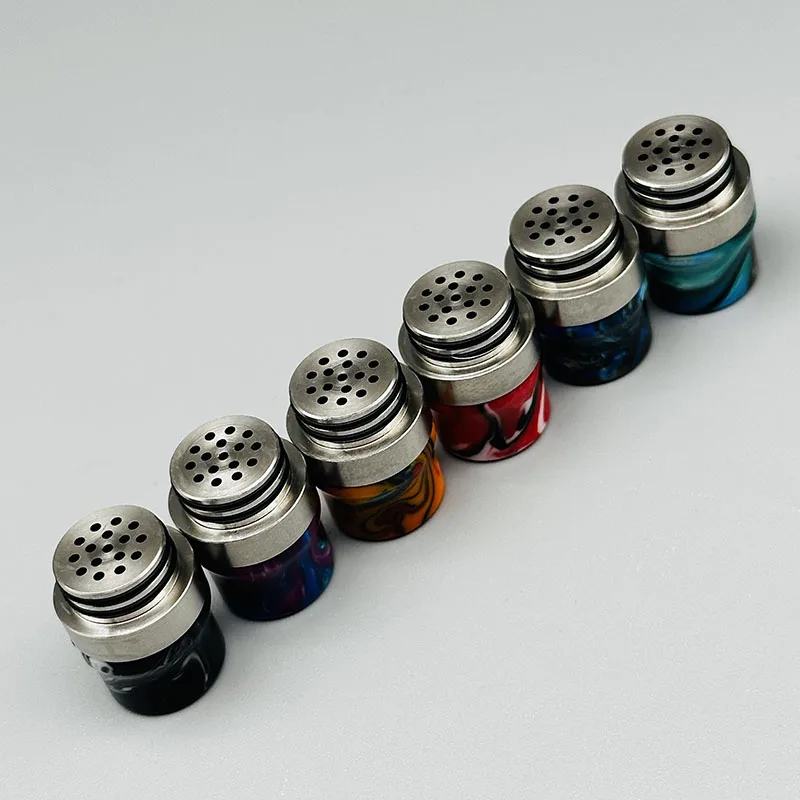 أطراف تنقيط vape 810 من راتينج الفولاذ المقاوم للصدأ مع شاشة مرشح علبة زيت مضاد للانفجار لملحقات Zeus rta Tank Atomizer E-cig #4