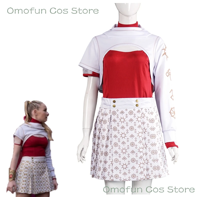 Disfraz de Vampiro Zombie 4, Disfraz de Vampiro Nova, Traje Rojo Brillante, Disfraz para Mujer, Talla Adulto, Ropa para Niñas, Disfraz para Fiesta de Halloween, Juego de Roles