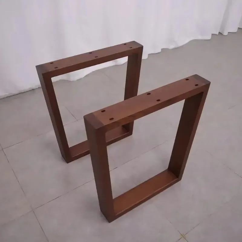 Simple Design Solid Wood Heavy Duty Furniture Legs for Dining Table and Kitchen/Living/Dining Room Use