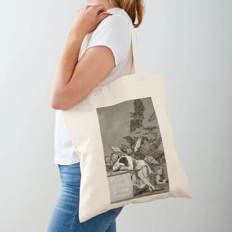 

The Sleep of Reason Produces Monsters - Francisco Goya Tote Bag Women's tote bag reusable shopping bags Women's beach bags