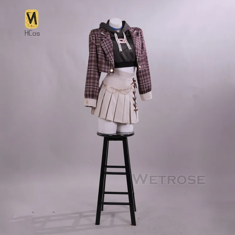 

Hololive Sakura Miko Cosplay Costume Retro outfit Sweet Uniform Dress Halloween Carnival Party Role Play Clothing HCos