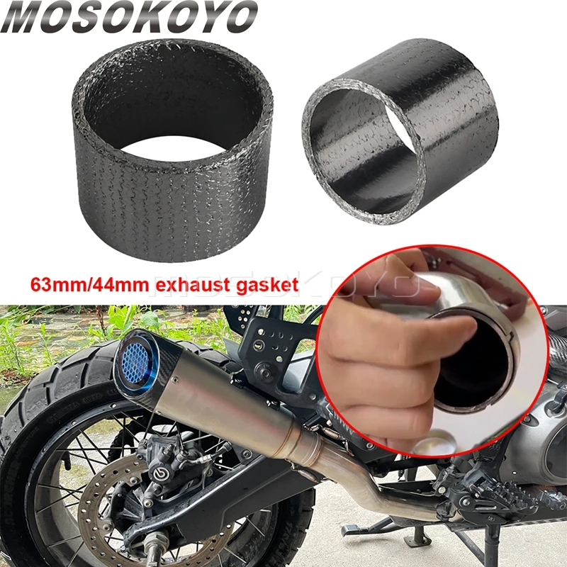 

2pcs Motorcycle Muffler Exhaust Gaskets Seal Ring For Harley Pan America 1250 Special RA1250 S Touring Road Glide King 2021-UP