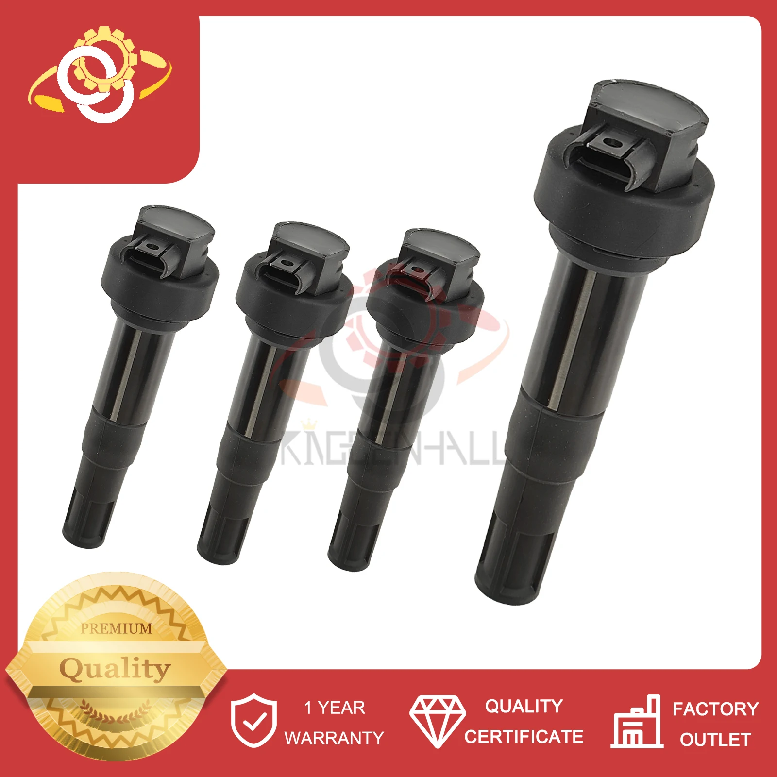 4PCS High Quality Ignition Coil 7710874-01 7710874 UF702 Compatible With BMW 116i 118i 316i 318i 320i  N43 N45 N46 2004-2013