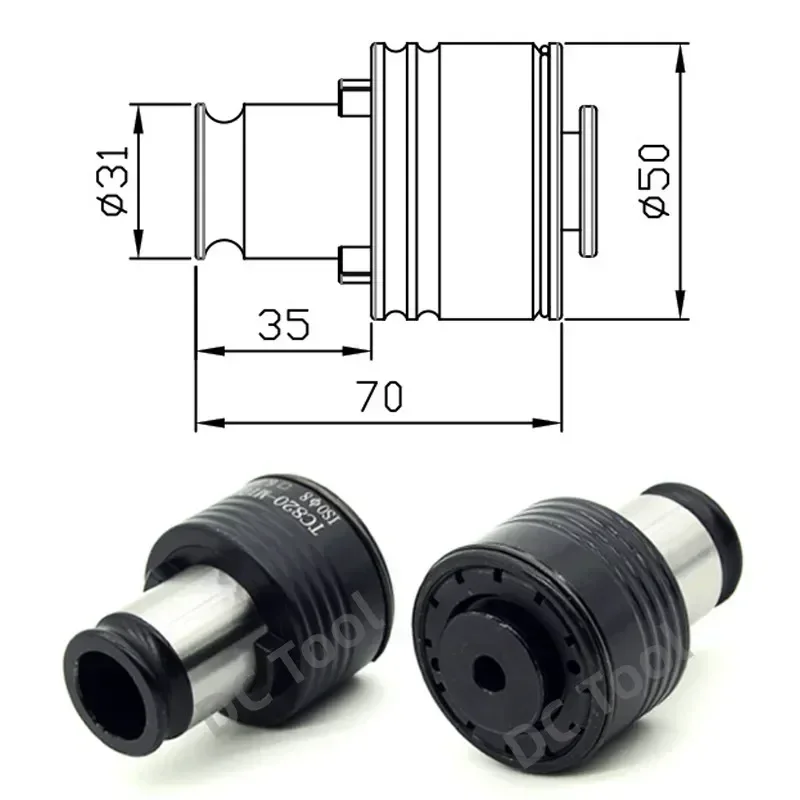 XXW M3-M12 GT12 ISO JIS DIN M3-M12 Set pinze autofilettanti rubinetti mandrini con protezione da sovraccarico pinze autofilettanti rubinetti