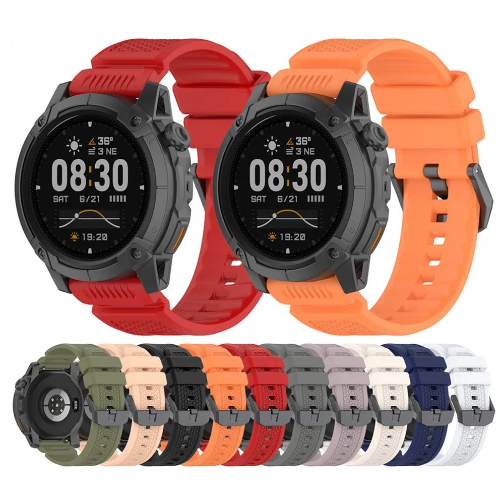 Силиконовый ремешок 24 мм для COROS NOMAD, сменный сменный ремешок для часов, аксессуары