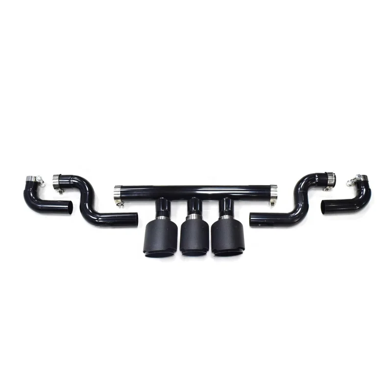 SYPES Carbon Fiber Ten Generation Fd2 K20 Exhaust Manifold Exhaust Pipe Rear Lip Bilateral Three Out Type R Diffuser