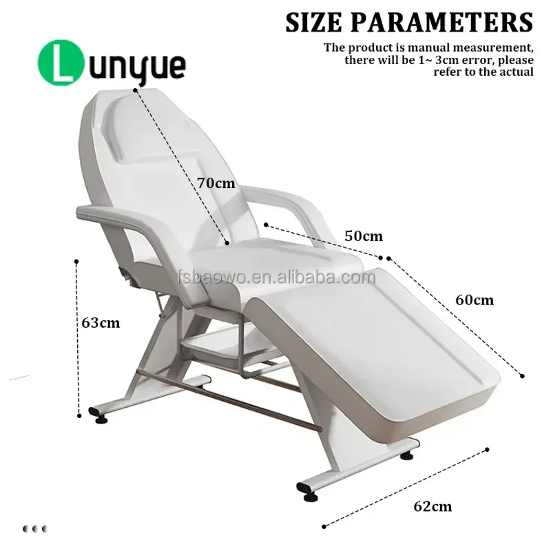 Premium Foldable Facial Bed Adjustable Massage Treatment Table with Headrest Durable Modern Design for Hotel Spa Beauty