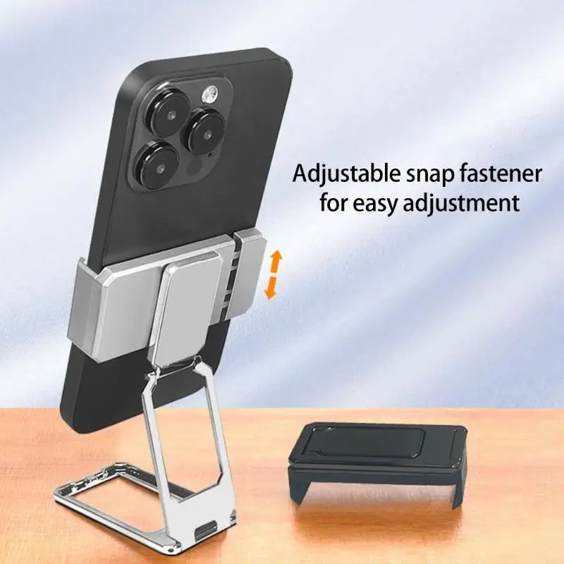

652F компактный складной держатель-подставка для телефона, вращение на 360 градусов, регулируемая высота, настольное крепление