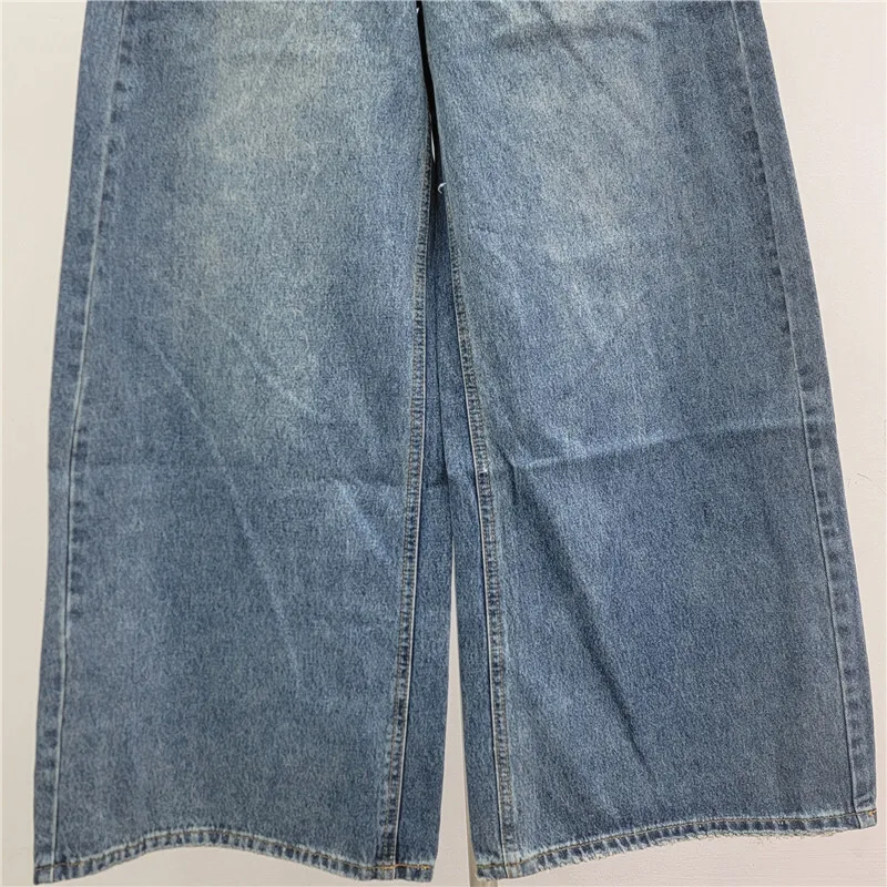 ANJY 2026 春新作 レディースファッション ウォッシュドヴィンテージ シンプルジーンズ ルーズ スリムトレンド 多用途 カジュアル ワイドレッグデニムパンツ A17252