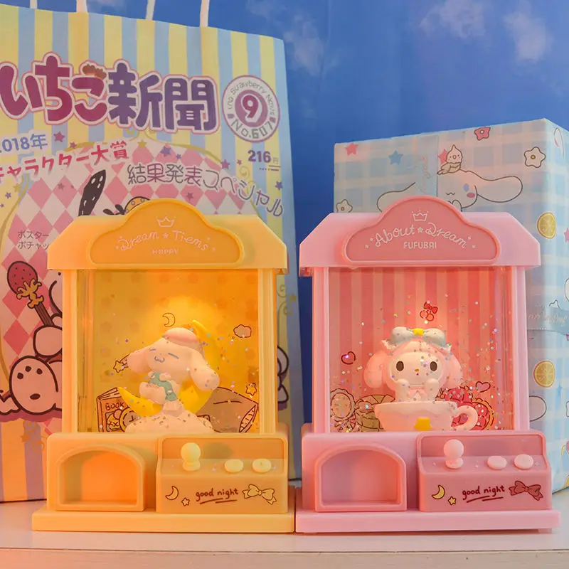 Sanrio Birthday Gift Music Box Kuromi Gives Friends Cute Cartoon Ornaments Cinnamoroll My Melody Desktop Ornament Music Box