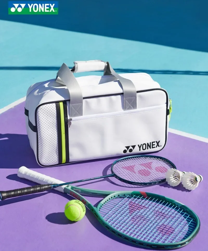 

Спортивная сумка YONEX для ракеток для бадминтона, вместительная спортивная сумка для соревнований, подходит для теннисных ракеток 2-3